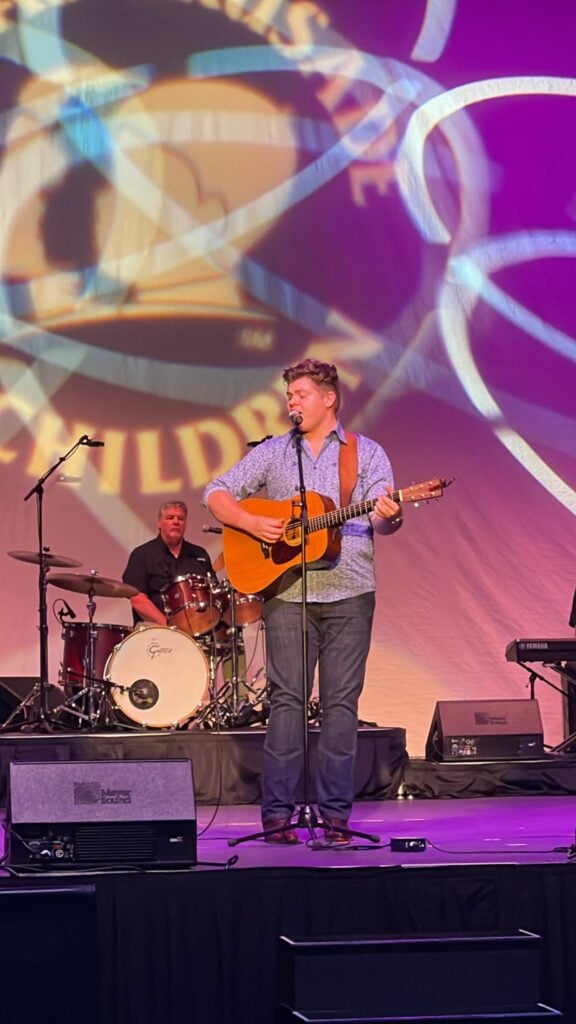 American Idol star Alex Miller and his drummer Mark Laws