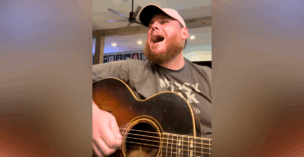 Luke Combs recently posted a video of himself covering Teddy Swims' "Lose Control."