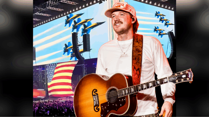 Morgan Wallen's "I'm The Problem Tour 2025" kicked off on June 20, and he's been displaying a huge American flag at his concerts.