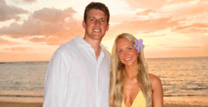 Paige Drummond and her husband David Andersen on their honeymoon in Costa Rica.