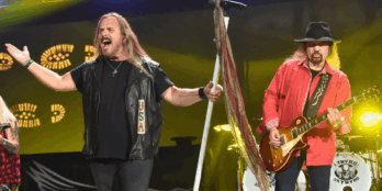 Johnny Van Zant and Gary Rossington of Lynyrd Skynyrd