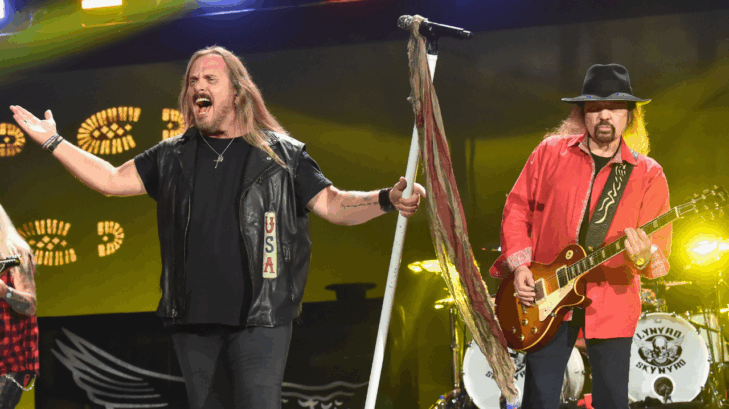 Johnny Van Zant and Gary Rossington of Lynyrd Skynyrd