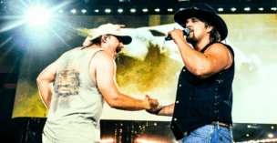 Morgan Wallen was joined by Gavin Adcock on stage in Miami for a performance of "Up Down."