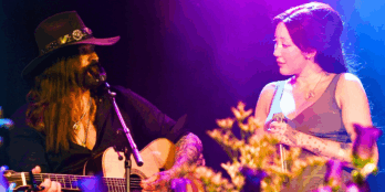 At a July 18 concert in London, Noah Cyrus was joined by her father, country star Billy Ray Cyrus, for duets.
