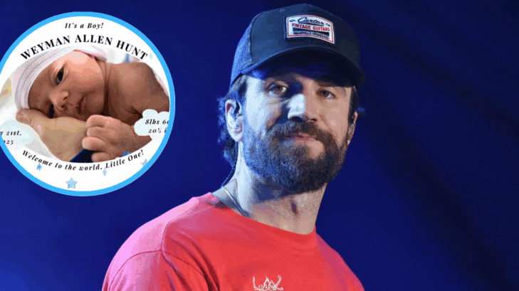 Sam Hunt Welcomes Baby Boy