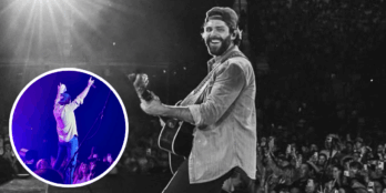 Thomas Rhett Reads Gender Reveal On Stage