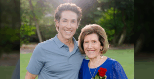 Joel Osteen and his mother, Dolores "Dodie" Osteen, who passed away at the age of 91