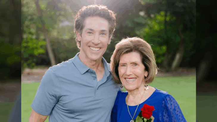 Joel Osteen and his mother, Dolores "Dodie" Osteen, who passed away at the age of 91