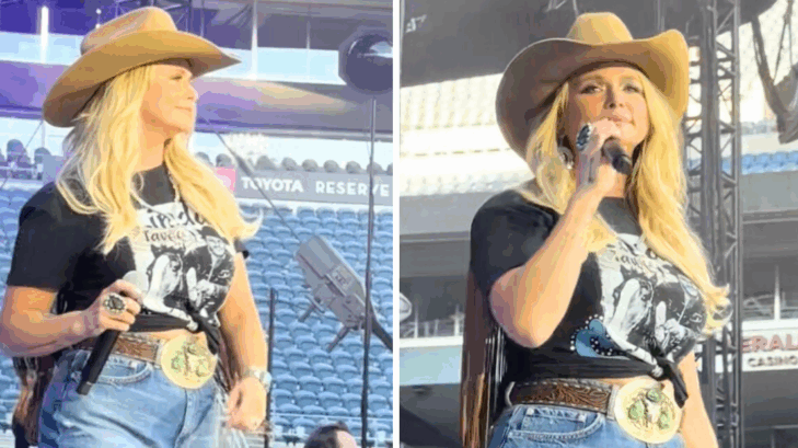Miranda Lambert's skirt goes viral during recent performance