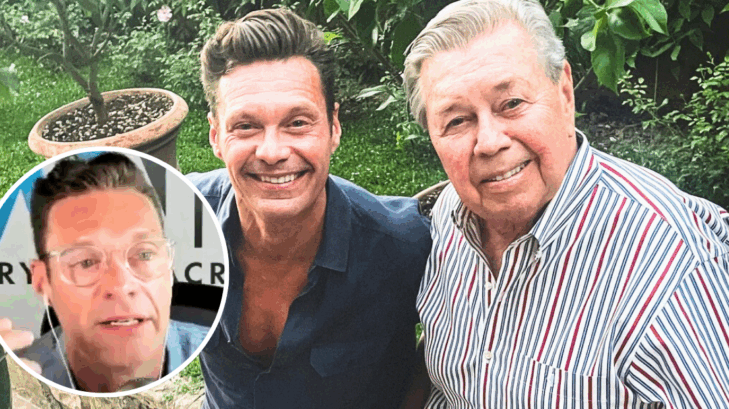 Ryan Seacrest broke down while sharing that his dad, Gary, has been diagnosed with cancer