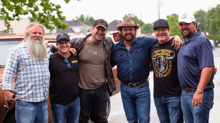 jamey johnson, rob hatch, lee brice, randy houser, jerrod niemann, and dallas davidson