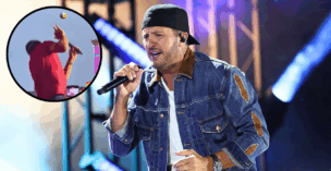 Luke Bryan Hit By Flying Ball