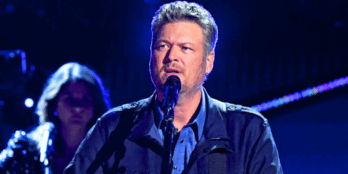 Blake Shelton onstage at the 2021 ACM Awards in Nashville