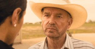 Billy Bob Thornton as Tommy Norris in Landman, which just had the release of its second season delayed