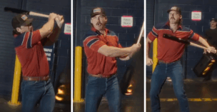 Morgan Wallen throws bat during walk out to concert in Toronto