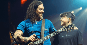 When Brandon Lake's "King of Hearts Tour" stopped in South Carolina on October 19, Brandon brought out a 14-year-old singer-songwriter named Tate Butts to sing "Hard Fought Hallelujah" with him.