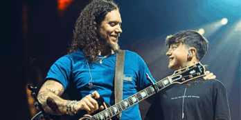 When Brandon Lake's "King of Hearts Tour" stopped in South Carolina on October 19, Brandon brought out a 14-year-old singer-songwriter named Tate Butts to sing "Hard Fought Hallelujah" with him.