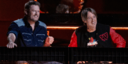 blake shelton and keith urban on The Road show