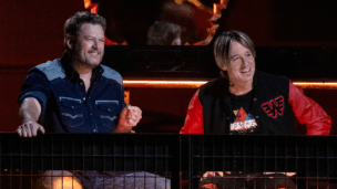 blake shelton and keith urban on The Road show