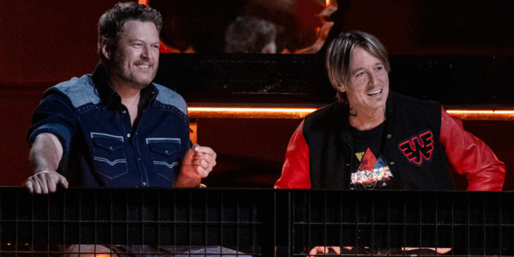 blake shelton and keith urban on The Road show