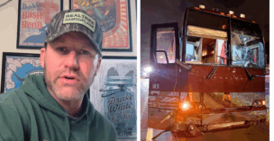 Drake White reveals his tour bus was involved in a crash