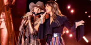 Lainey Wilson and Ella Langley sing "Good Horses" in Nashville