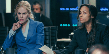 Nicole Kidman and Zoe Saldaña in "Lioness," which has been renewed for a third season