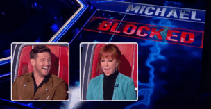 Michael Buble blocked Reba McEntire on The Voice
