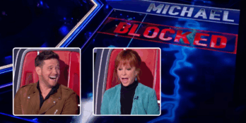 Michael Buble blocked Reba McEntire on The Voice
