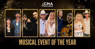 Before the 59th CMA Awards were broadcast on November 19, the award for Musical Event of the Year was announced on Good Morning America on November 19. This award recognizes excellence in collaboration.