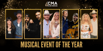 Before the 59th CMA Awards were broadcast on November 19, the award for Musical Event of the Year was announced on Good Morning America on November 19. This award recognizes excellence in collaboration.