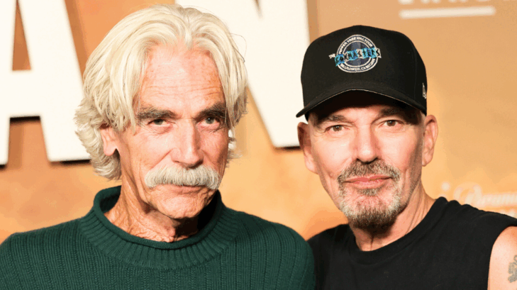 Sam Elliott and Billy Bob Thornton on red carpet for Landman Season 2 screening