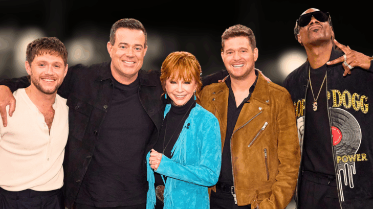 The Voice is preparing for its Season 28 finale with coaches Niall, Reba, Michael, and Snoop and host Carson Daly