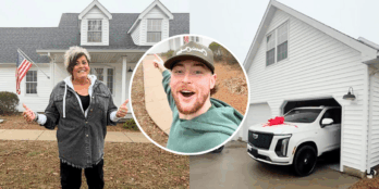 Bailey Zimmerman made his mother's dreams come true, surprising her on Christmas Day with a new house and a new car.