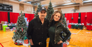 For the third year in a row, Brad Paisley and Kimberly Williams-Paisley's nonprofit The Store hosted its Christmas Toy Store, providing over 1,100 children with Christmas gifts.