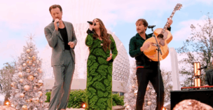 Coming off of their Christmas tour, Lady A performed "Winter Wonderland" at the EPCOT Center as part of the "Disney Parks Magical Christmas Day Parade," broadcast on Dec. 25 on ABC.