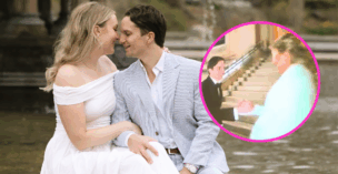 Captured in a viral video, a couple recreated Morgan Wallen's iconic concert walkouts by doing a walkout of their own as they entered their wedding reception venue.