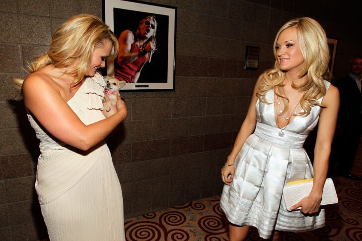 Miranda Lambert Cher Carrie Underwood backstage ACM Awards