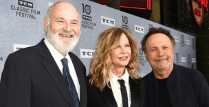 Rob Reiner with Meg Ryan and Billy Crystal in 2019