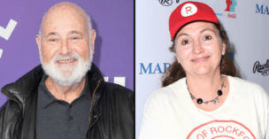 Tracy Reiner reacts to her father Rob's death.