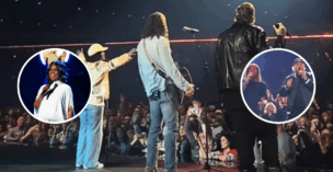 Christian artist Brandon Lake shared a video of him joined by Jelly Roll and Gospel singer CeCe Winans as they led a crowd in worship, singing "Amazing Grace."