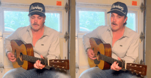 From his garage, country artist Zach Top performed an acoustic rendition of his song "When You See Me."