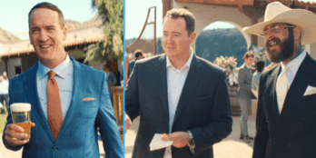 Peyton Manning, Shane Gillis, and Post Malone star in Bud Light's 2026 Super Bowl commercial
