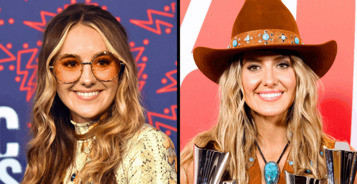 Lainey Wilson young in comparison to Lainey Wilson now.