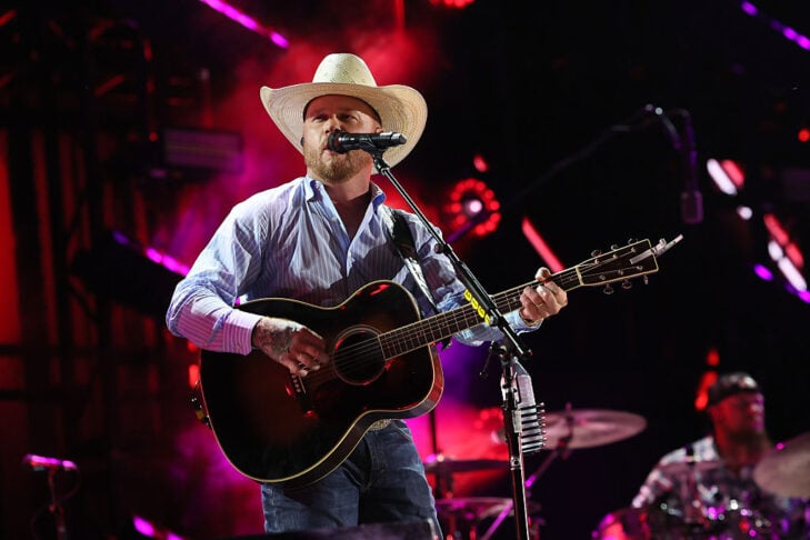 Cody Johnson performs on stage in Nashville, Tennessee