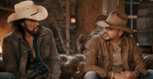 On Feb. 27, just one day before his 49th birthday, Jason Aldean released three new songs from his upcoming album, "Songs About Us," including a cover/duet with David Lee Murphy of "Dust on the Bottle."