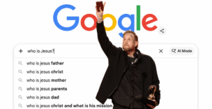 After Jelly Roll's Grammy acceptance speech, Google searches for "Jesus" increased.
