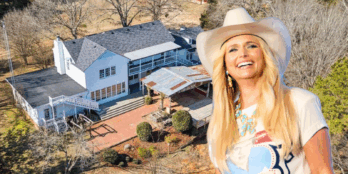 Country artist Miranda Lambert's childhood home and the first home she ever bought are both on the market, being sold as a single property.