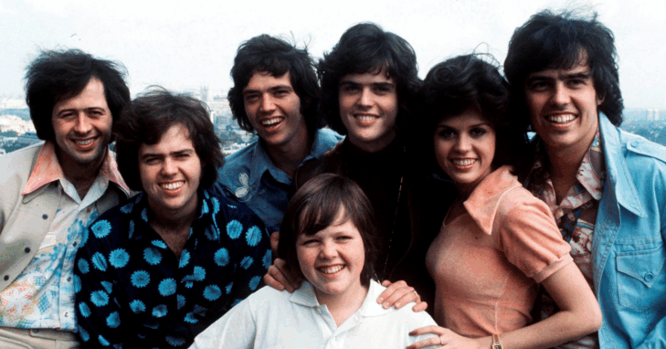 The Osmond Brothers and sister Marie